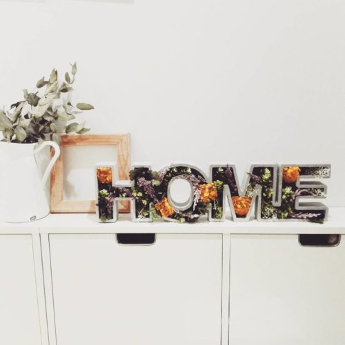 Mais personalidade e charme para o seu lar com letras decorativas